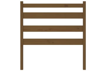 Sengegavl honningbrun 96x4x100 cm heltre furu - Brun - Møbler - Senger - Sengetilbehør & sengegavl - Sengegavl