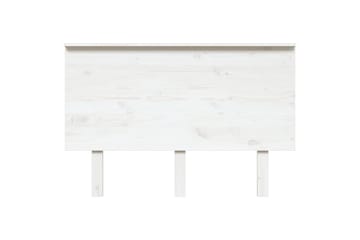 Sengegavl hvit 124x6x82,5 cm heltre furu - Hvit - Møbler - Senger - Sengetilbehør & sengegavl - Sengegavl