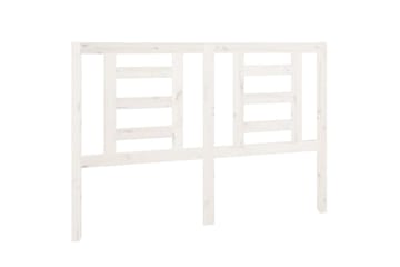 Sengegavl hvit 141x4x100 cm heltre furu - Hvit - Møbler - Senger - Sengetilbehør & sengegavl - Sengegavl