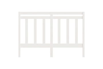 Sengegavl hvit 166x4x100 cm heltre furu - Hvit - Møbler - Senger - Sengetilbehør & sengegavl - Sengegavl