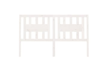 Sengegavl hvit 166x4x100 cm heltre furu - Hvit - Møbler - Senger - Sengetilbehør & sengegavl - Sengegavl