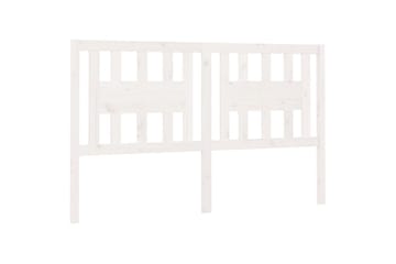Sengegavl hvit 166x4x100 cm heltre furu - Hvit - Møbler - Senger - Sengetilbehør & sengegavl - Sengegavl