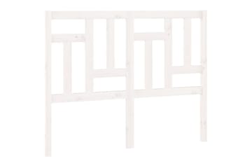 Sengegavl hvit 205,5x4x100 cm heltre furu - Hvit - Møbler - Senger - Sengetilbehør & sengegavl - Sengegavl