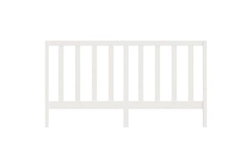 Sengegavl hvit 206x4x100 cm heltre furu - Hvit - Møbler - Senger - Sengetilbehør & sengegavl - Sengegavl