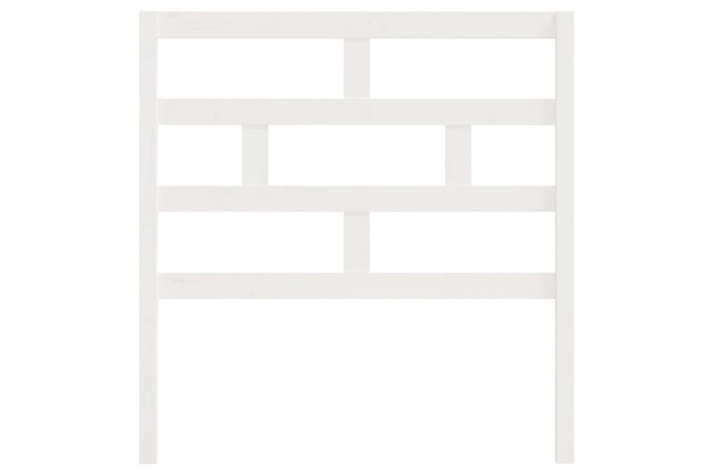 Sengegavl hvit 96x4x100 cm heltre furu - Hvit - Møbler - Senger - Sengetilbehør & sengegavl - Sengegavl