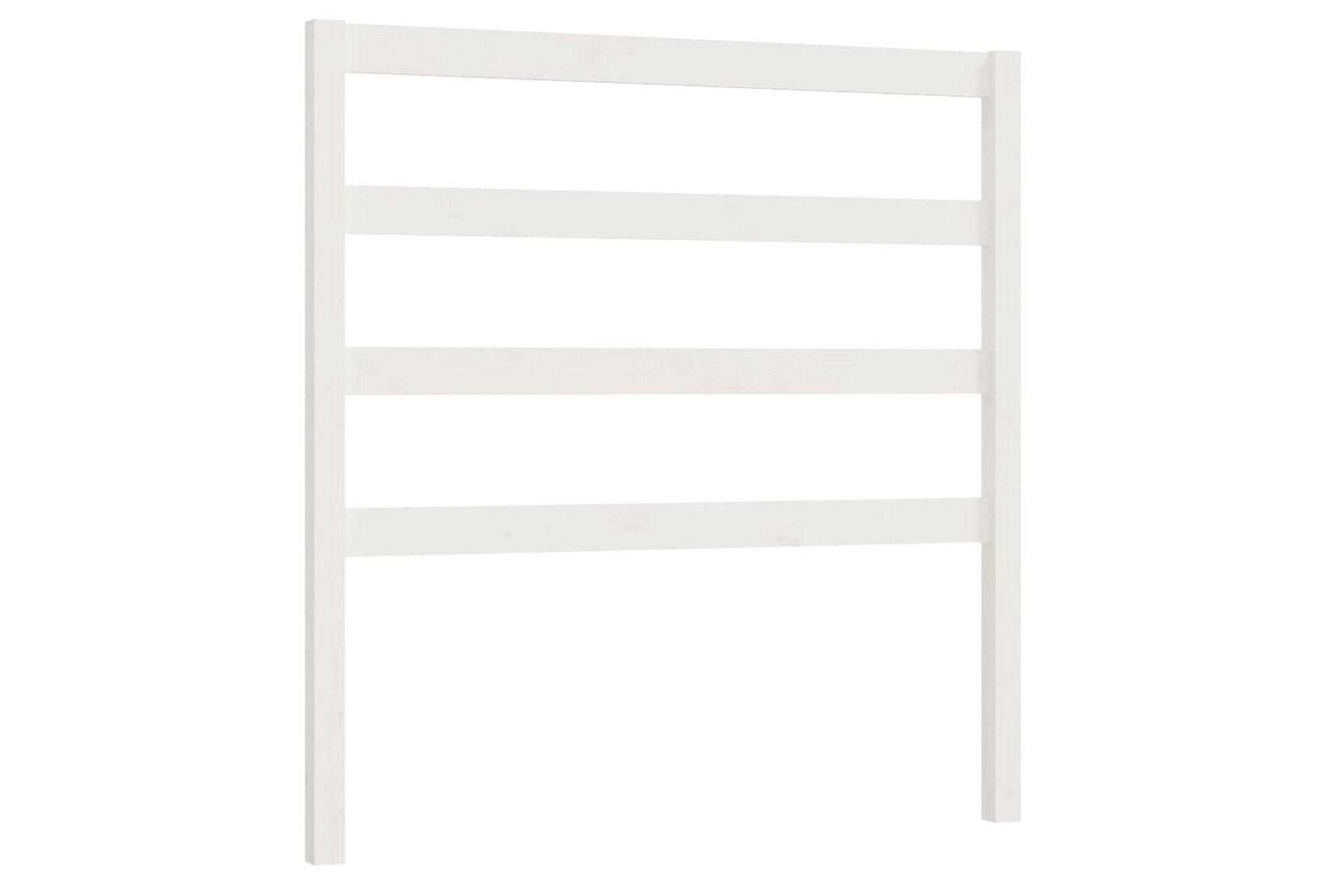 Sengegavl hvit 96x4x100 cm heltre furu - Hvit - Møbler - Senger - Sengetilbehør & sengegavl - Sengegavl