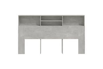 Sengegavlskap betonggrå 180x19x103,5 cm - Grå - Møbler - Senger - Sengetilbehør & sengegavl - Sengegavl