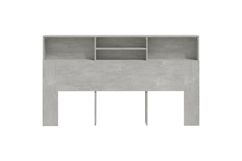 Sengegavlskap betonggrå 180x19x103,5 cm - Grå - Møbler - Senger - Sengetilbehør & sengegavl - Sengegavl