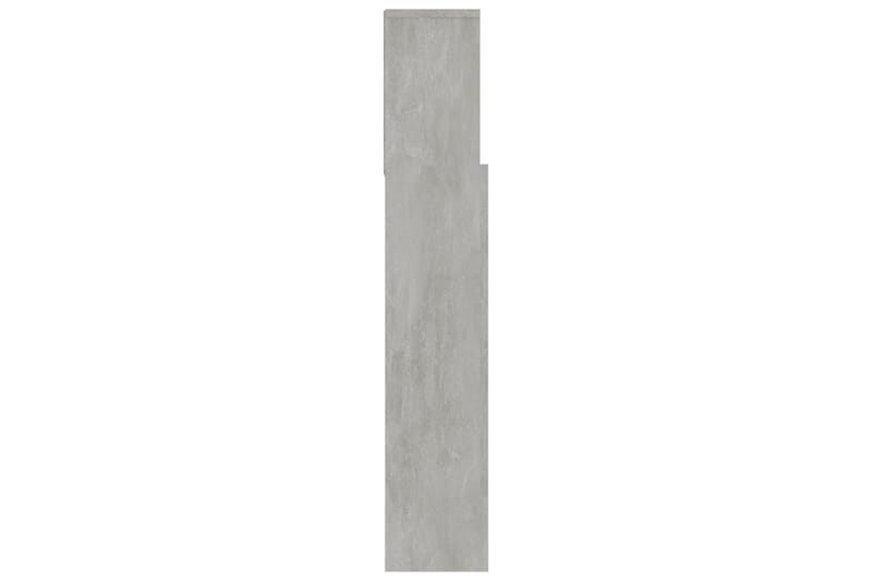 Sengegavlskap betonggrå 180x19x103,5 cm - Grå - Møbler - Senger - Sengetilbeh�ør & sengegavl - Sengegavl