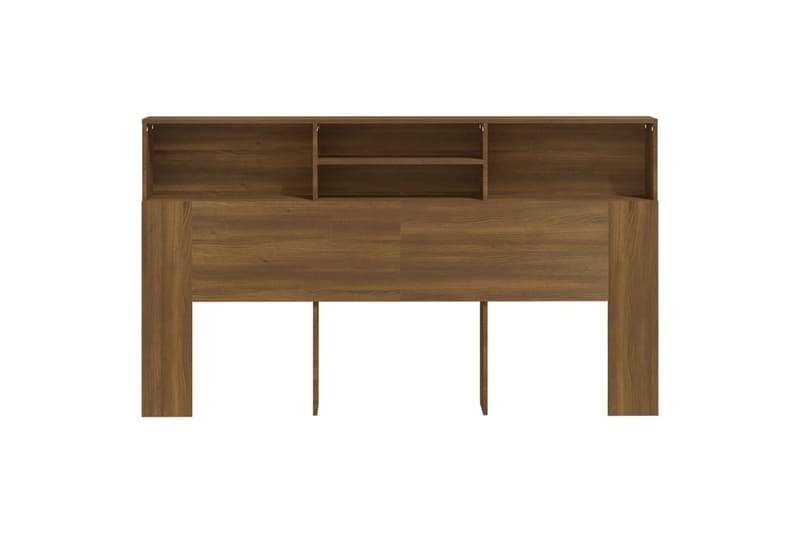Sengegavlskap brun eik 180x19x103,5 cm - Brun - Møbler - Senger - Sengetilbehør & sengegavl - Sengegavl