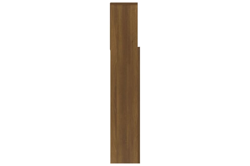 Sengegavlskap brun eik 180x19x103,5 cm - Brun - Sengegavl