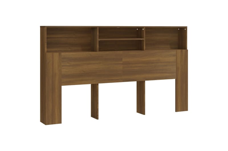 Sengegavlskap brun eik 180x19x103,5 cm - Brun - Møbler - Senger - Sengetilbehør & sengegavl - Sengegavl