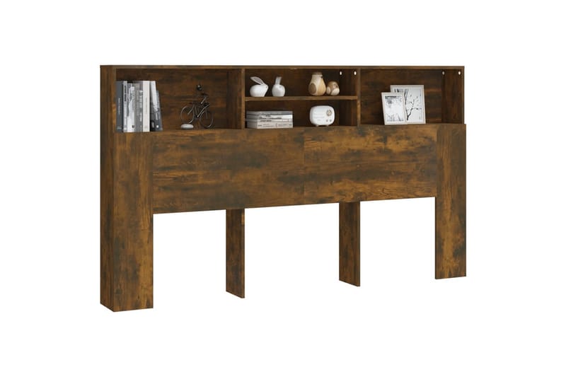 Sengegavlskap røkt eik 180x19x103,5 cm - Brun - Møbler - Senger - Sengetilbehør & sengegavl - Sengegavl