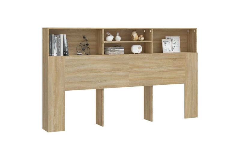 Sengegavlskap sonoma eik 180x19x103,5 cm - Brun - Møbler - Senger - Sengetilbehør & sengegavl - Sengegavl