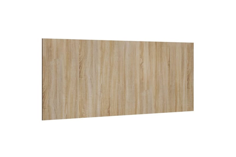 Sengegavl sonoma eik 200x1,5x80 cm konstruert tre - Brun - Sengegavl