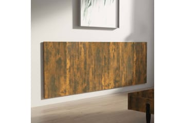 Veggmontert sengegavl røkt eik 240x1,5x80 cm konstruert tre - Brun - Møbler - Senger - Sengetilbehør & sengegavl - Sengegavl