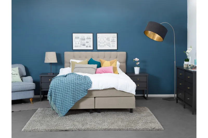 Wynne Sengegavl 160 cm - Beige - Møbler - Senger - Sengetilbehør & sengegavl - Sengegavl