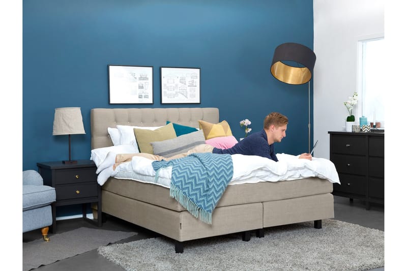 Wynne Sengegavl 180 cm - Beige - Møbler - Senger - Sengetilbehør & sengegavl - Sengegavl