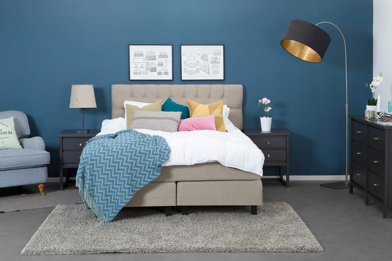 Wynne Sengegavl 180 cm - Beige - Møbler - Senger - Sengetilbehør & sengegavl - Sengegavl