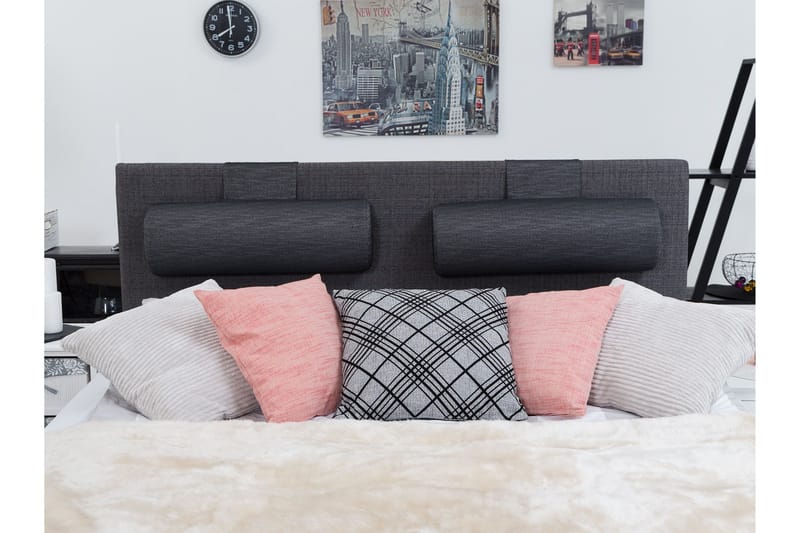 Viken Nakkepute Stor - Grå - Møbler - Senger - Sengetilbehør & sengegavl