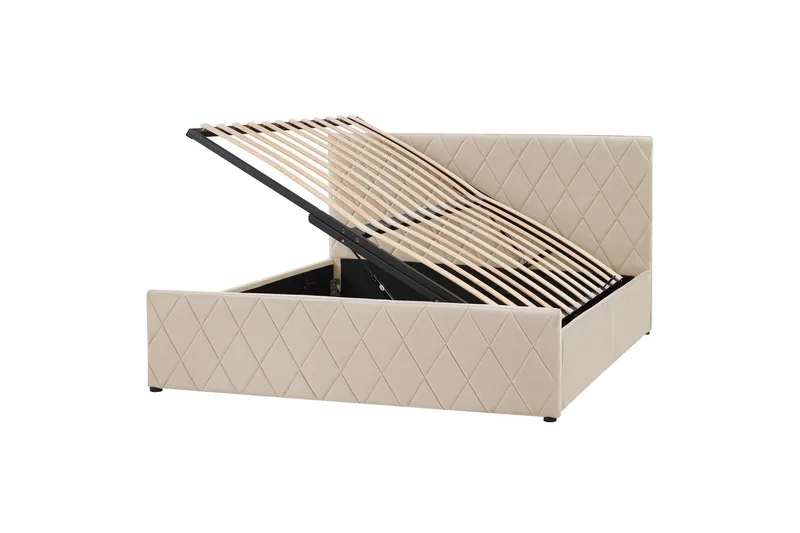 Sengramme og sengestamme Seng med oppbevaring Rochefort Beige 160x200, undefined
