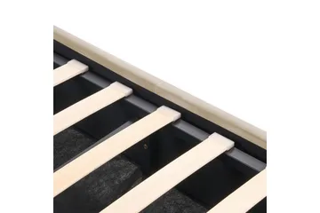 Sengramme og sengestamme Seng med oppbevaring Rochefort Beige 160x200 - Møbler - Senger - Sengeramme & sengestamme