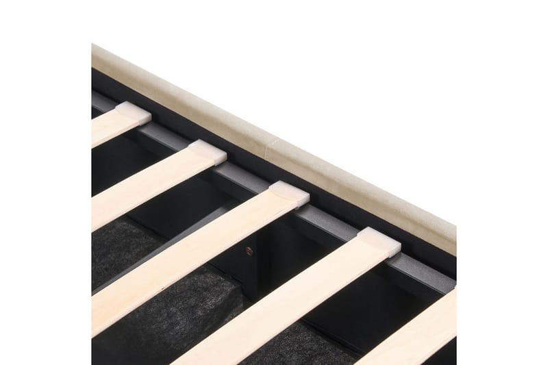 Sengramme og sengestamme Seng med oppbevaring Rochefort Beige 160x200 - Møbler - Senger - Sengeramme & sengestamme