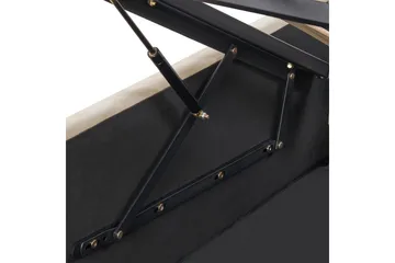 Sengramme og sengestamme Seng med oppbevaring Rochefort Beige 160x200 - Møbler - Senger - Sengeramme & sengestamme