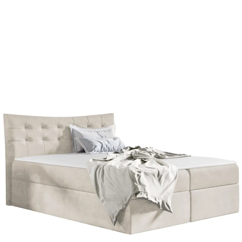 Sirel sengpakke kontinentalseng 180x200 cm, beige