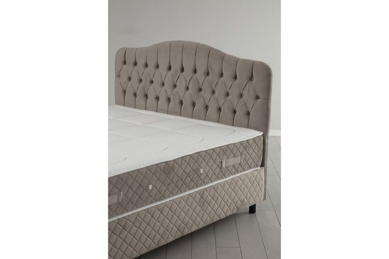Subash Komplett Sengepakke 160x200 cm - Beige - Møbler - Senger - Komplett sengepakke