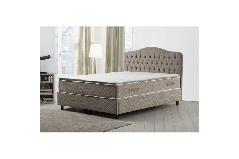 Subato Sengepakke Kontinentalseng 140x200 cm - Beige - Møbler - Senger - Komplett sengepakke