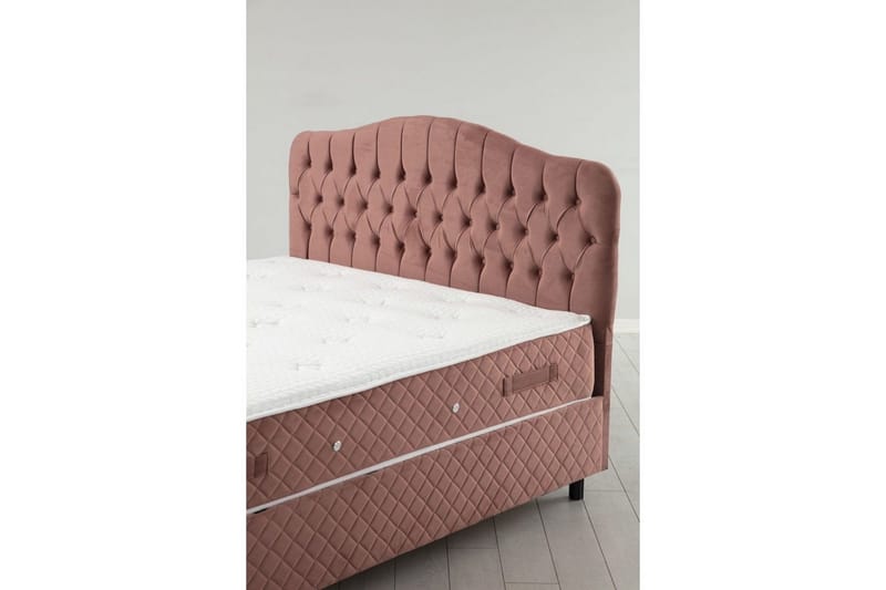 Subato Sengepakke Kontinentalseng 150x200 cm - Rødmende rosa - Møbler - Senger - Komplett sengepakke