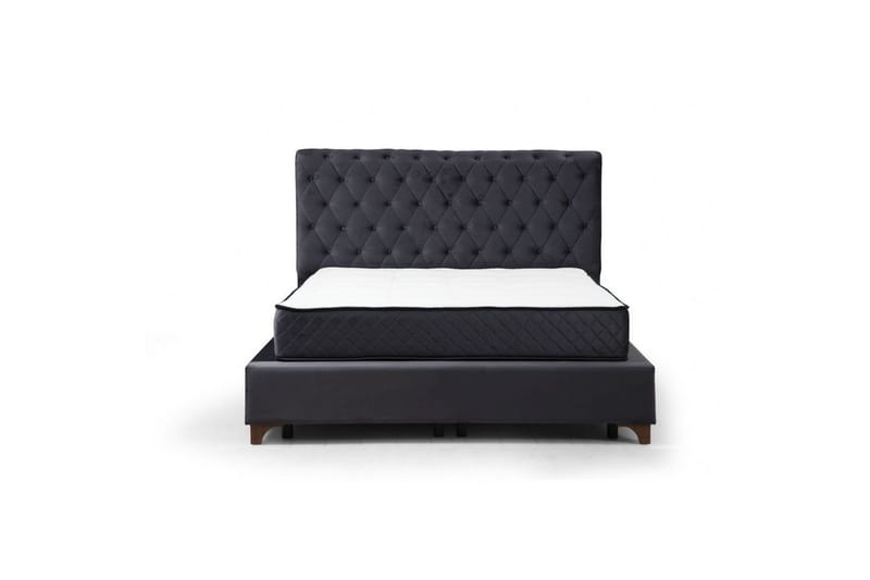Subra Komplett Sengepakke 150x200 cm - Antrasitt - Møbler - Senger - Komplett sengepakke