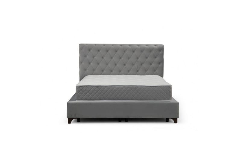 Subra Komplett Sengepakke 150x200 cm - Grå - Møbler - Senger - Komplett sengepakke