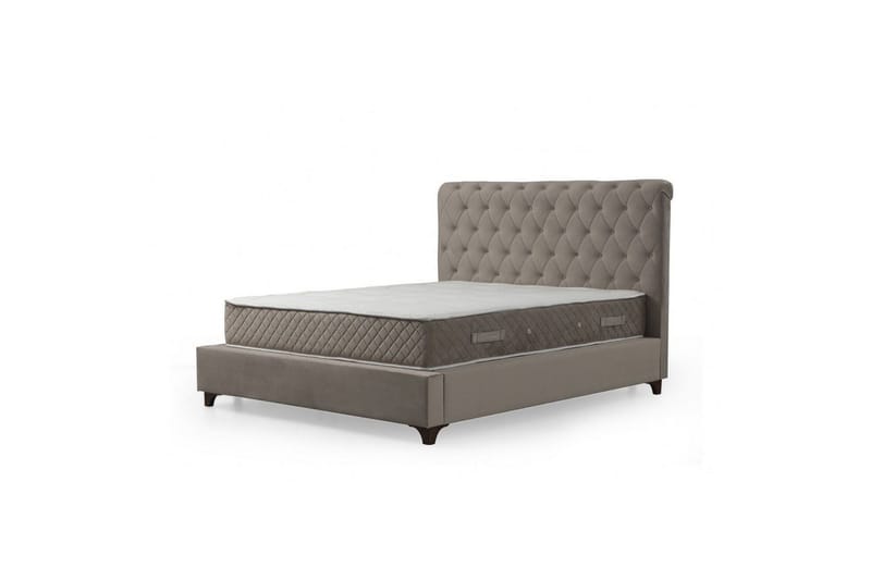 Subra Sengepakke Ramme Seng 160x200 cm - Beige - Møbler - Senger - Komplett sengepakke
