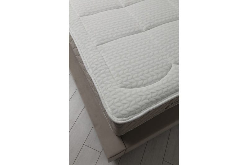 Subra Sengepakke Ramme Seng 160x200 cm - Beige - Møbler - Senger - Komplett sengepakke