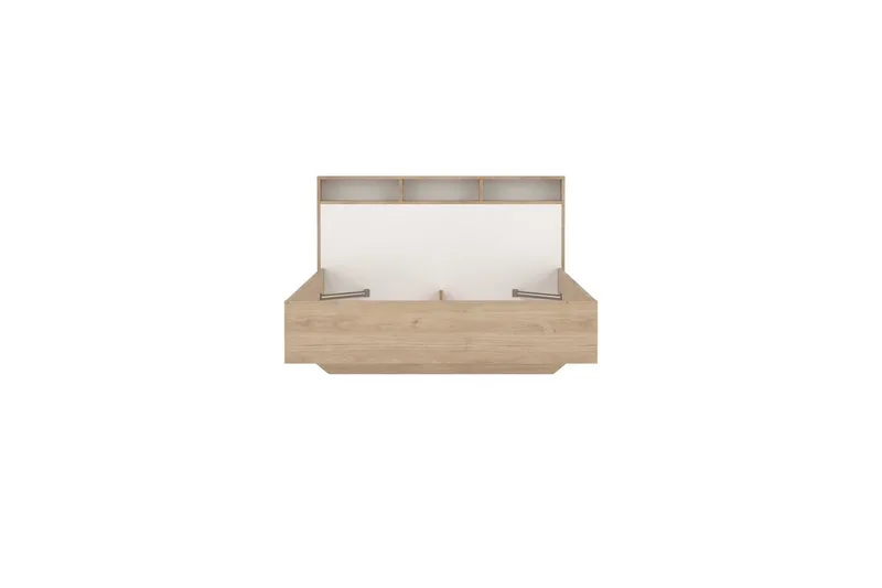 Sumita Sengeramme 140x190 cm - Natur/Hvit - Møbler - Senger - Sengeramme & sengestamme