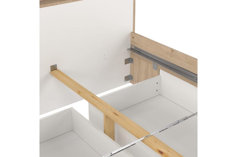 Sumita Sengeramme 140x200 cm - Natur/Hvit - Møbler - Senger - Sengeramme & sengestamme