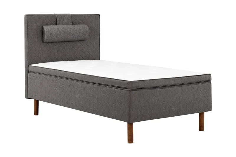 Sundborn Rammeseng 105x200 Grå - Lateks - Møbler - Senger - Enkeltsenger