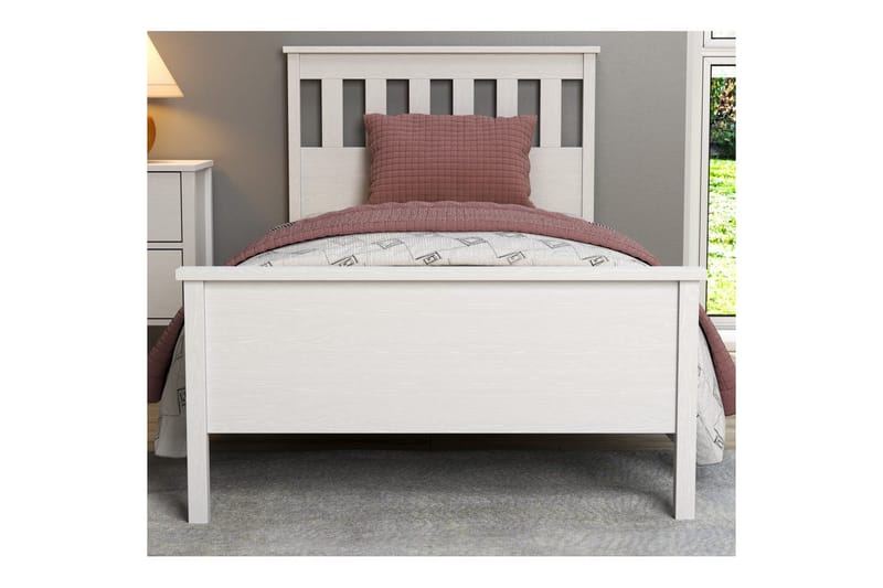 Sylven Sengeramme 90x190 cm - Natur/Hvit - Møbler - Senger - Sengeramme & sengestamme