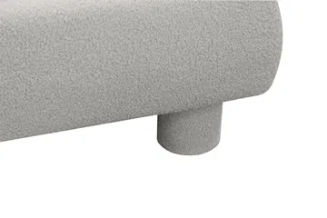 Teddy Komplett Sengpakke Sengeramme med Madrass 140x200 cm - Grå - Møbler - Senger - Komplett sengepakke