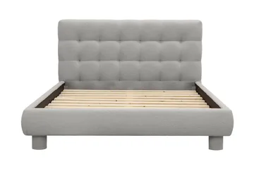 Teddy Komplett Sengpakke Sengeramme med Madrass 140x200 cm - Grå - Møbler - Senger - Komplett sengepakke