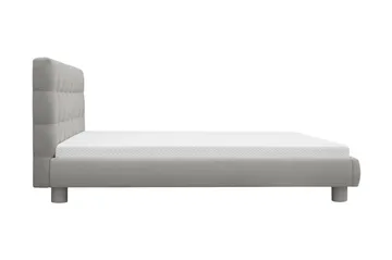 Teddy Komplett Sengpakke Sengeramme med Madrass 160x200 cm - Grå - Møbler - Senger - Komplett sengepakke