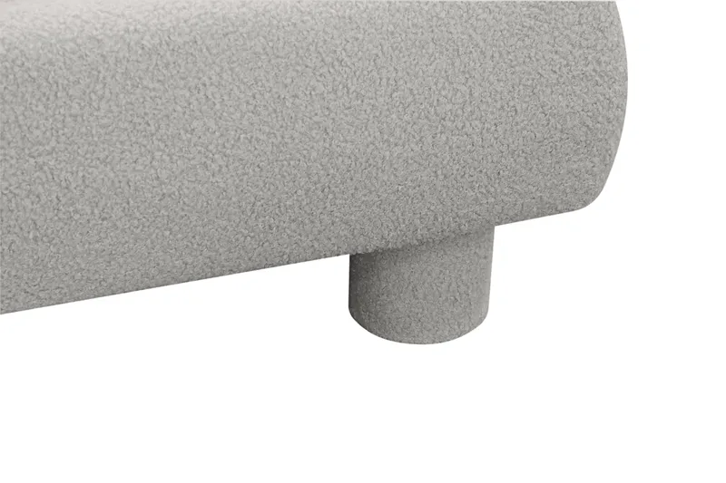 Teddy Komplett Sengpakke Sengeramme med Madrass 160x200 cm - Grå - Møbler - Senger - Komplett sengepakke