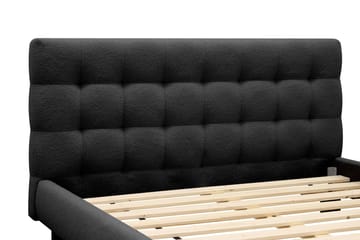 Teddy Komplett Sengpakke Sengeramme med Madrass 160x200 cm - Svart - Møbler - Senger - Komplett sengepakke