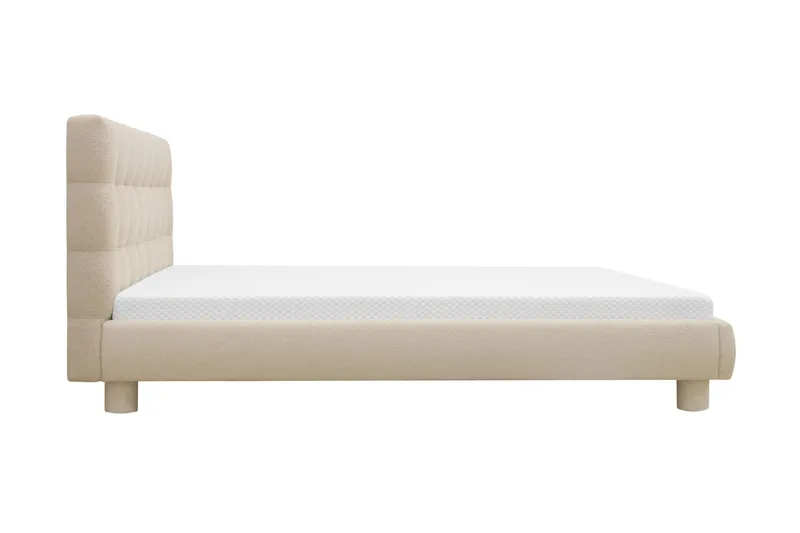 Teddy Komplett Sengpakke Sengeramme med Madrass 180x200 cm - Beige - Møbler - Senger - Komplett sengepakke