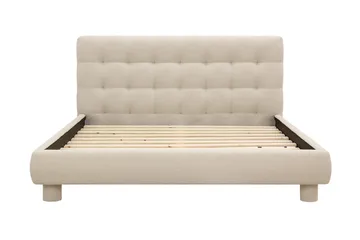 Teddy Komplett Sengpakke Sengeramme med Madrass 180x200 cm - Beige - Møbler - Senger - Komplett sengepakke