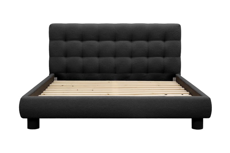 Teddy Komplett Sengpakke Sengeramme med Madrass 180x200 cm - Svart - Møbler - Senger - Komplett sengepakke