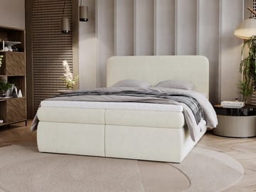 Thyrelis Sengepakke Kontinentalseng 180x200 cm med Oppbevaring og Løftefunksjon - Beige - Møbler - Senger - Kontinentalsenger