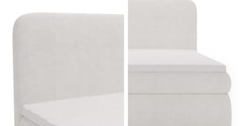 Thyrelis Sengepakke Kontinentalseng 180x200 cm med Oppbevaring og Løftefunksjon - Beige - Møbler - Senger - Kontinentalsenger